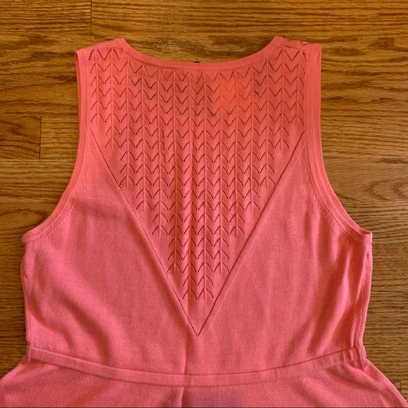 Trina Turk Roxanna Pointelle Knit Fit Flare Dress - Picture 6 of 9